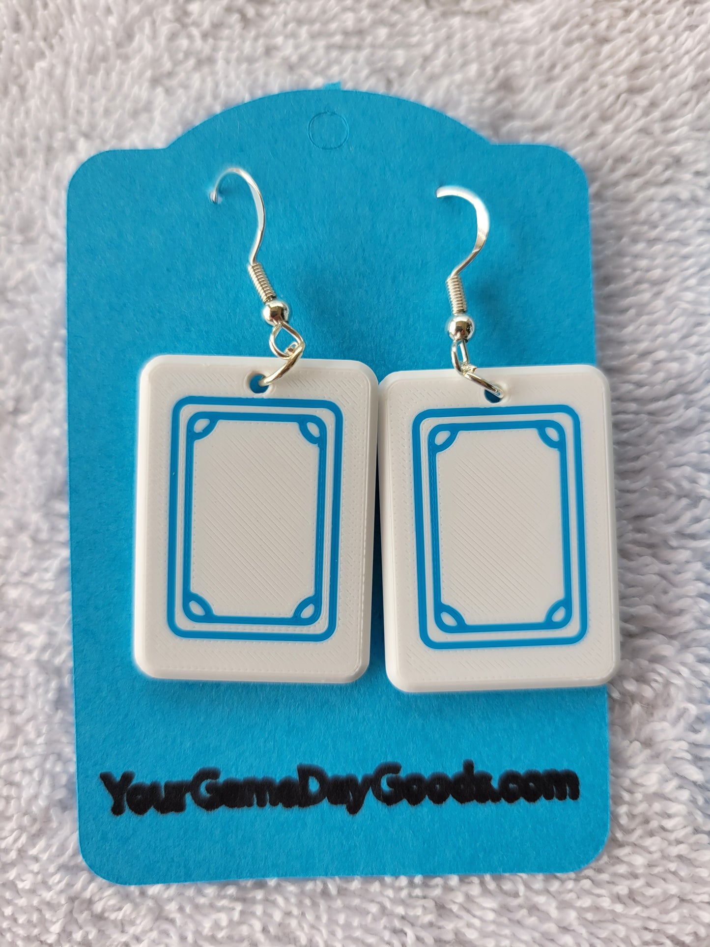 Mah Jongg Tile Earrings - Soap