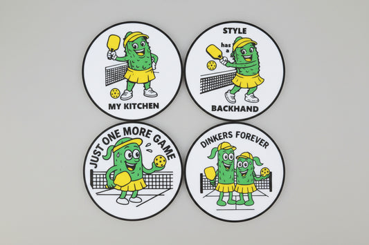 Pickleball Coaster Set #2