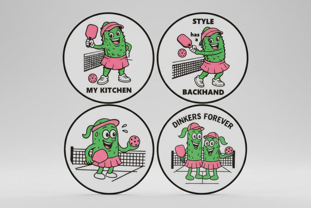 Pickleball Coaster Set #2