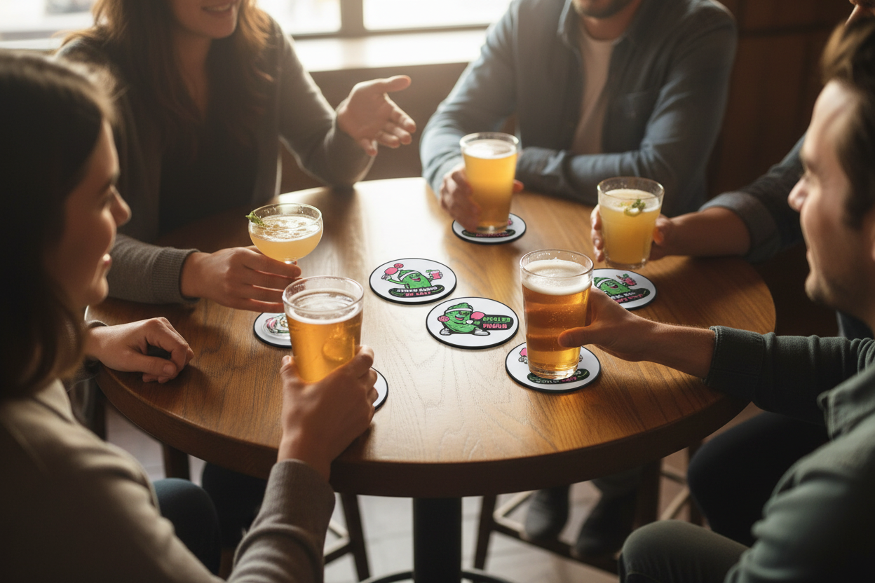 Pickleball Coaster Set #1