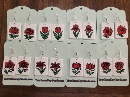 Mah Jongg Tile Earrings