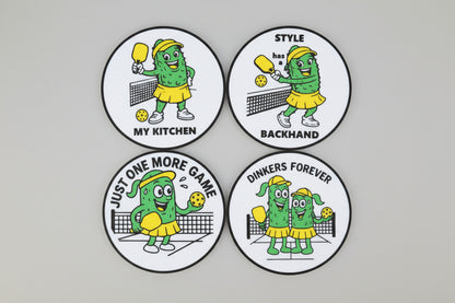 Pickleball Coaster Set #2