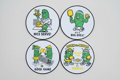 Pickleball Coaster Set #4