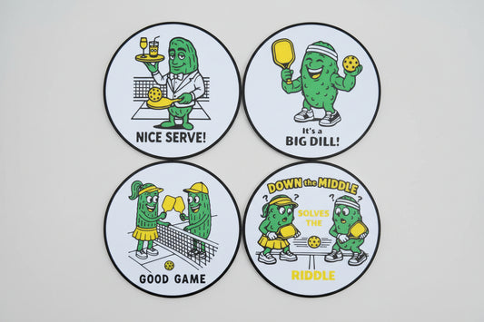 Pickleball Coaster Set #4