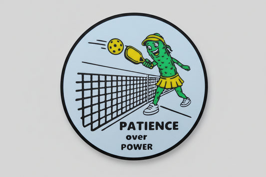 Patience Over Power Drink Coaster