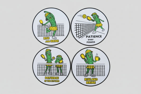 Pickleball Coaster Set #5