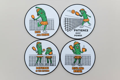 Pickleball Coaster Set #5