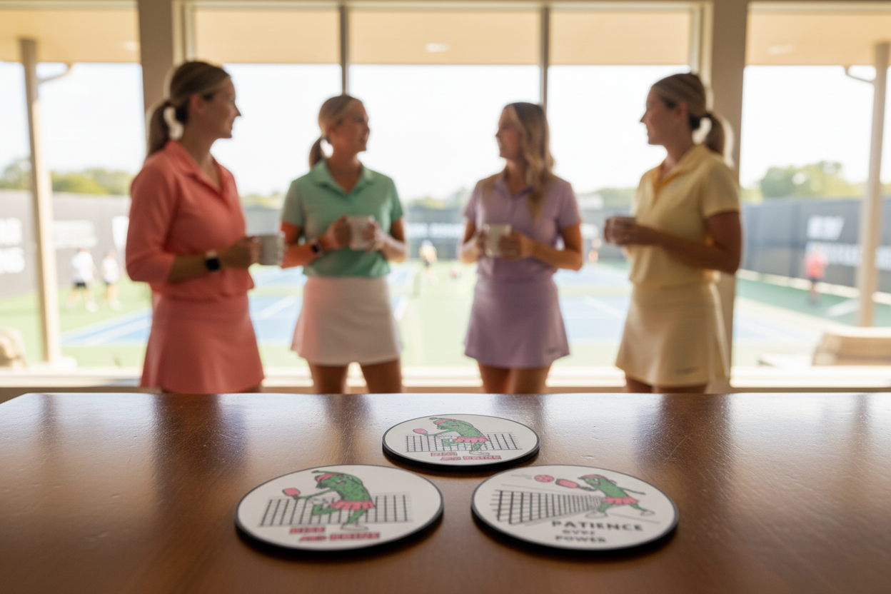 Pickleball Coaster Set #5