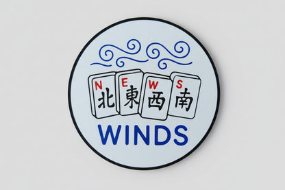 Winds Mah Jongg Drink Coaster