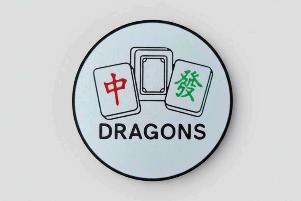 Dragons Mah Jongg Drink Coaster