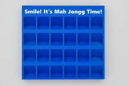 Mah Jongg Solitaire Playing Tray "Smile! It's Mah Jongg Time"