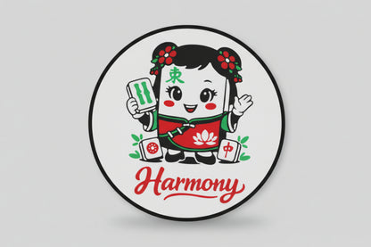 Harmony Mah Jongg Drink Coaster