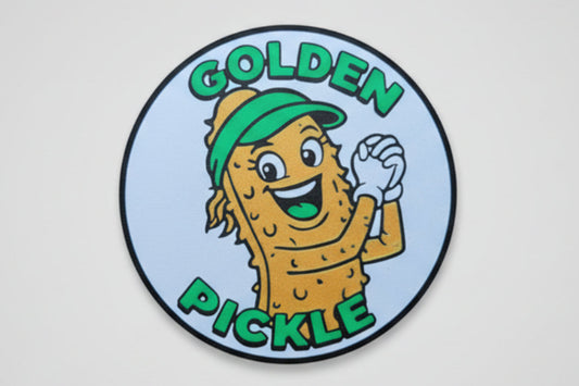 Golden Pickle Drink Coaster