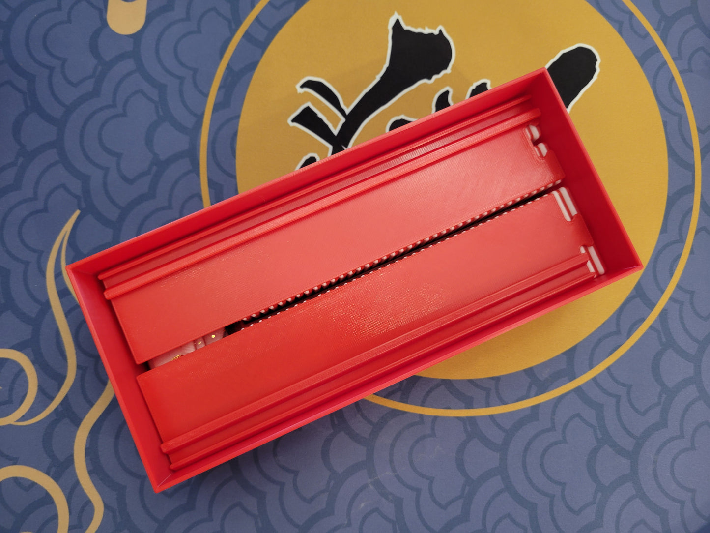 Harmony Compact Mah Jongg Travel Set Red-Green-Black