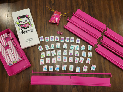 Harmony Compact Mah Jongg Travel Set - Lime