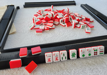 Harmony Full Size Mah Jongg Travel Set Red-Green-Black