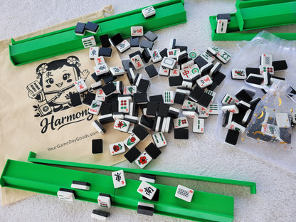 Harmony Full Size Mah Jongg Travel Set Red-Green-Black
