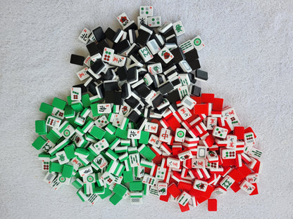 Harmony Full Size Mah Jongg Travel Tiles Red-Green-Black