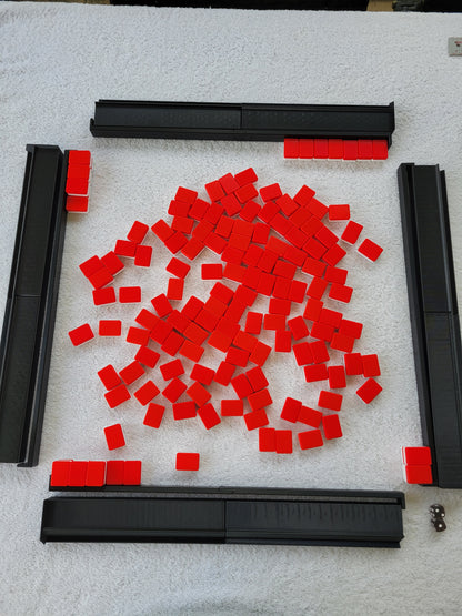 Harmony Full Size Mah Jongg Travel Set Red-Green-Black
