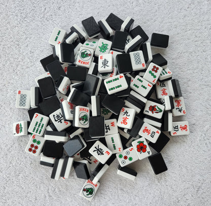 Harmony Full Size Mah Jongg Travel Tiles Red-Green-Black