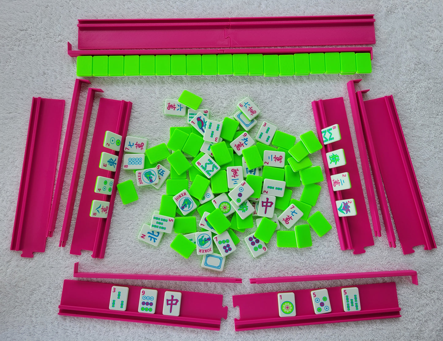 Harmony Compact Mah Jongg Travel Set - Lime