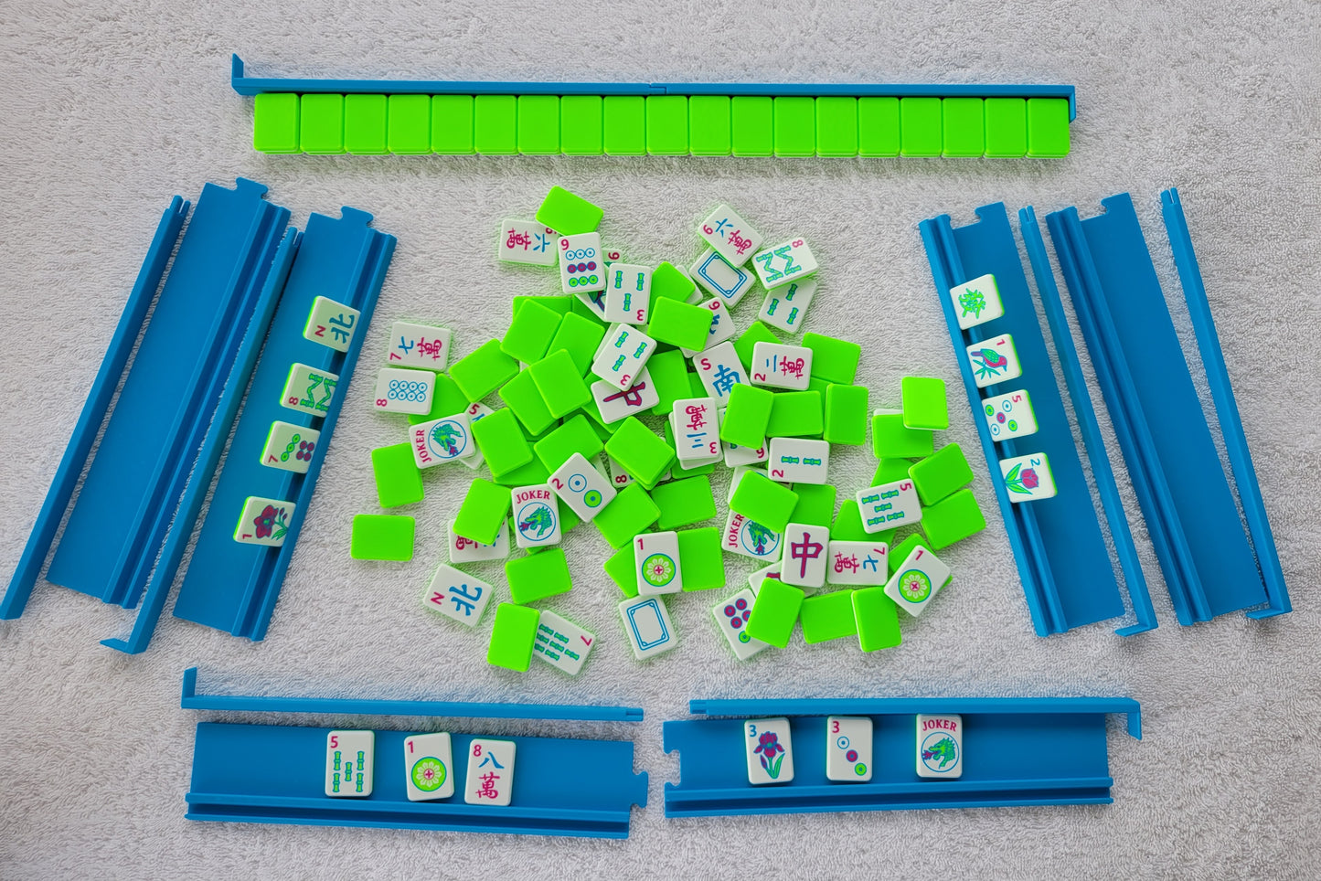 Harmony Compact Mah Jongg Travel Set - Lime