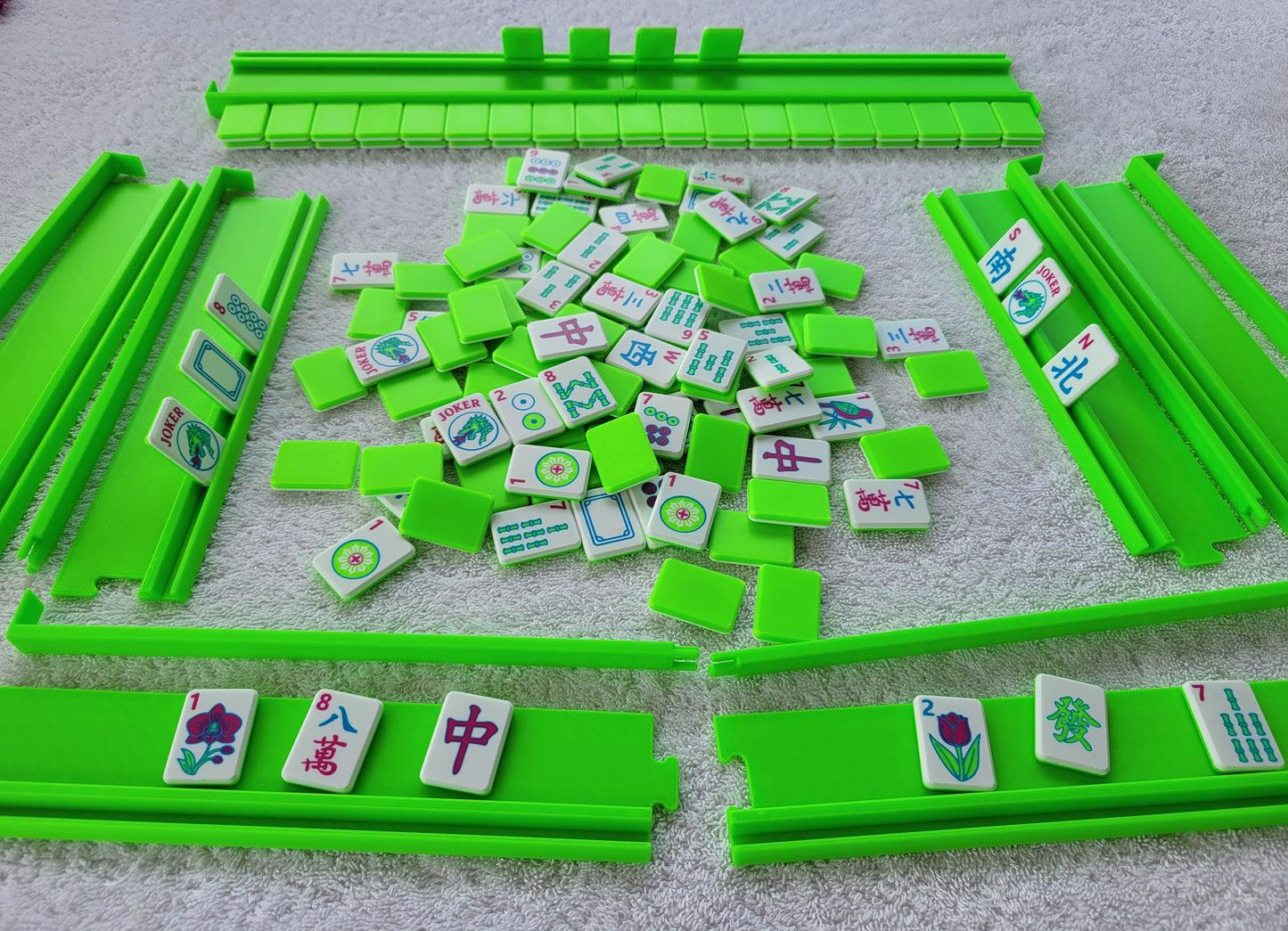 Harmony Compact Mah Jongg Travel Set - Lime