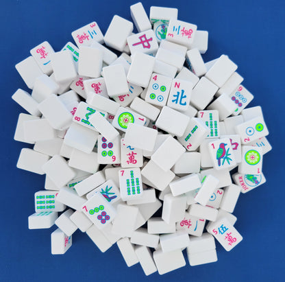 NEW! Harmony 3D Printed Full Size Mah Jongg Travel Tiles - White