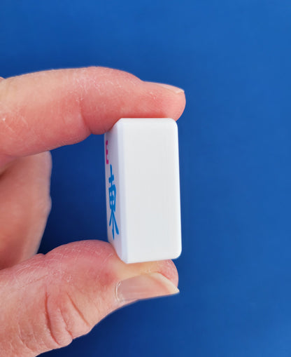 NEW! Harmony 3D Printed Full Size Mah Jongg Travel Tiles - White