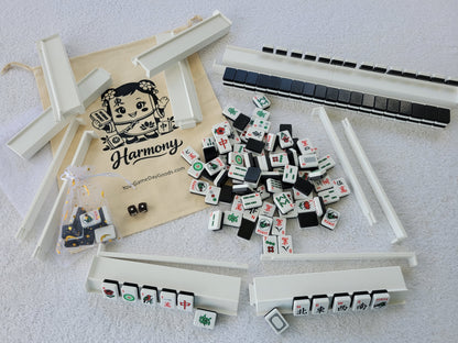 Harmony 3D Printed Full Size Mah Jongg Travel Set - Black