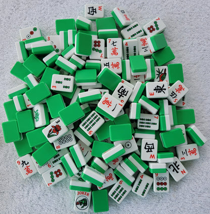 Harmony 3D Printed Full Size Mah Jongg Travel Set - Green