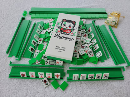 3d printed mah jongg tiles magenta lime cyan red green black high resolution multicolor smooth face floating lightweight