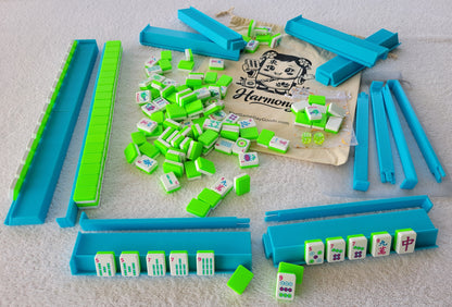 Harmony 3D Printed Full Size Mah Jongg Travel Set - Lime