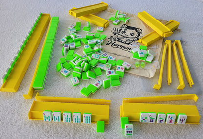 Harmony 3D Printed Full Size Mah Jongg Travel Set - Lime